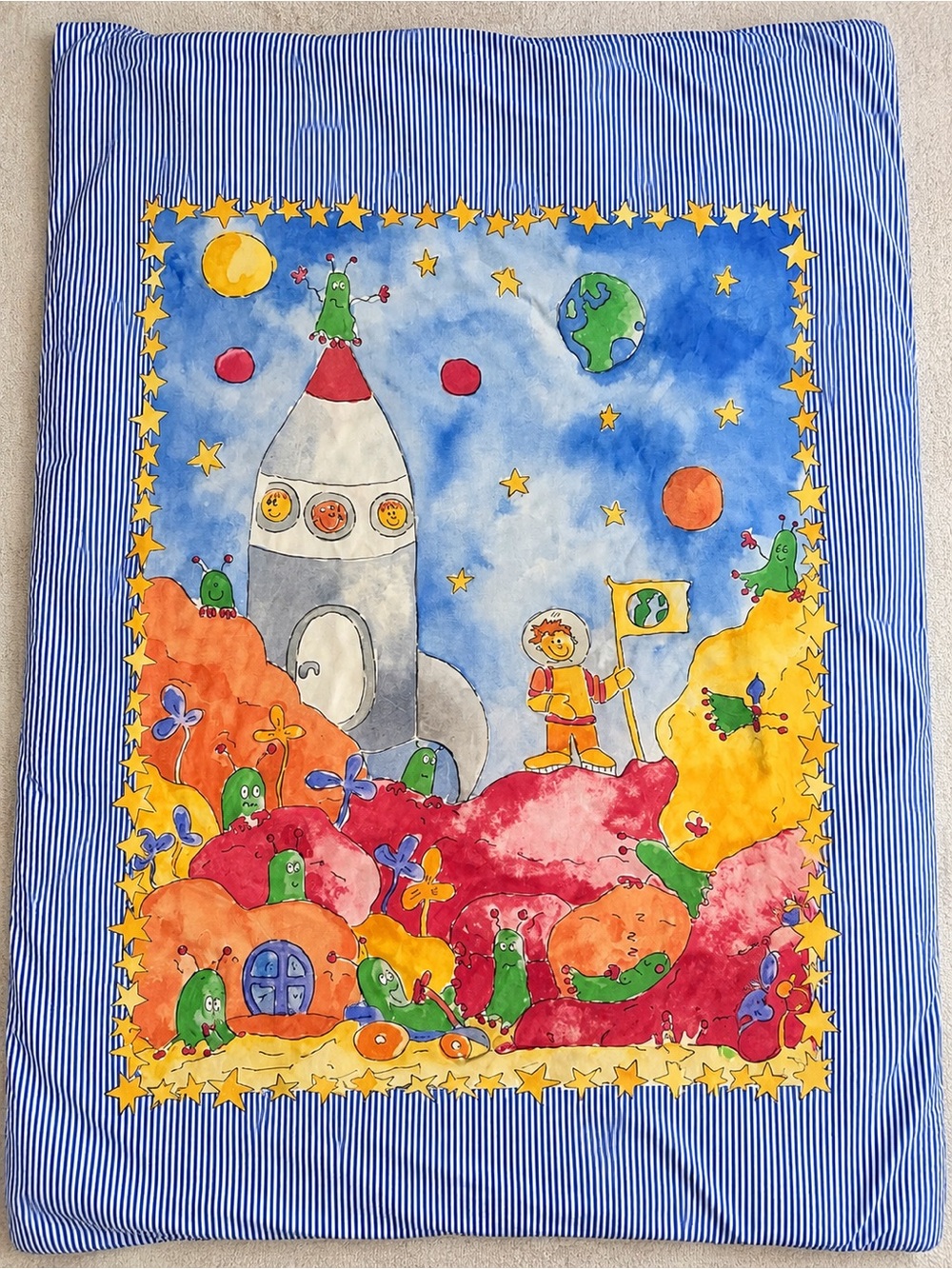 Vintage kids twin duvet cover